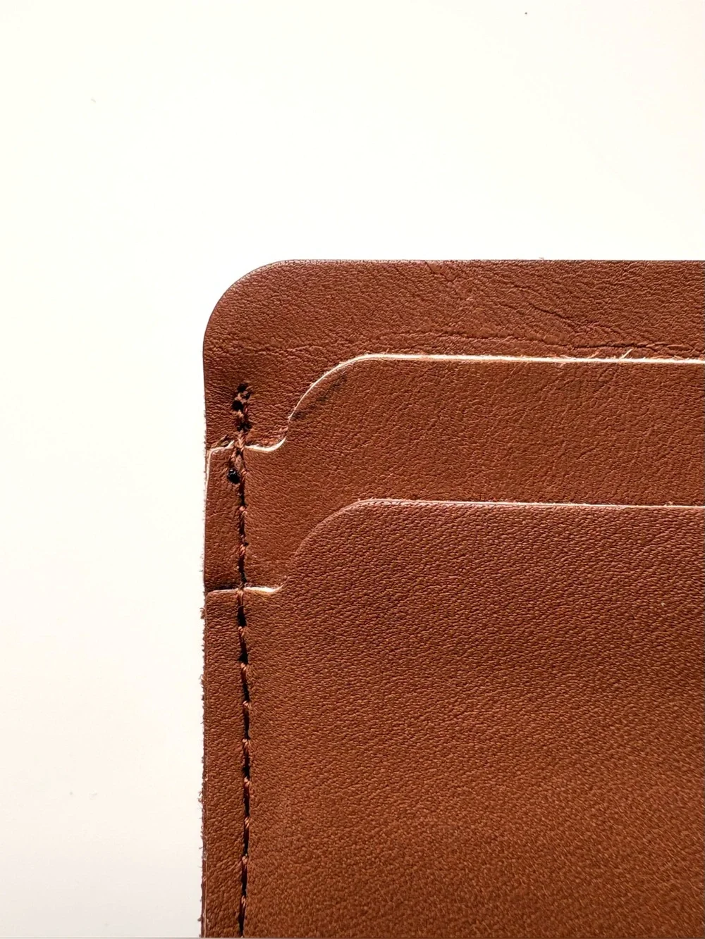CUSTOM COACH Vintage City Bag British Tan Leather Creed Card Case ID Wallet 9790